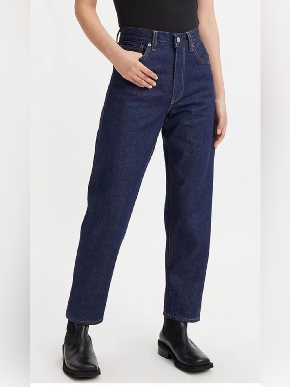 Levi's Women’s Japanese Fabric Column Jeans Dark Blue SZ 28/30 NWT
